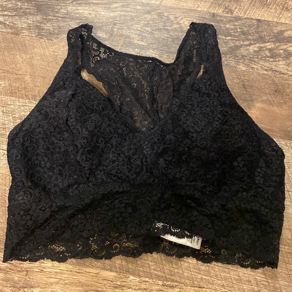 Soma Bralette lace racer back size large